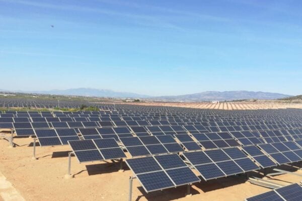 The 8.2MW Fuente Álamo solar project, in Murcia, Spain. Image: Velto Renewables.