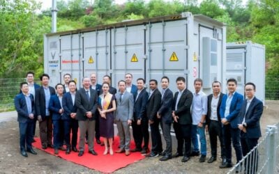 The project's official inauguration event held in December. Image: VinGroup.