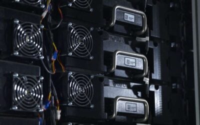 Close-up of NMC battery modules at the Moss Landing Energy Storage Facility in California. Image: Vistra Energy