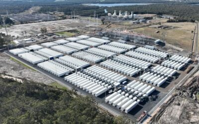 Waratah Super Battery. The project is set to begin the commissioning process, Akaysha Energy said. Image: Akaysha Energy
