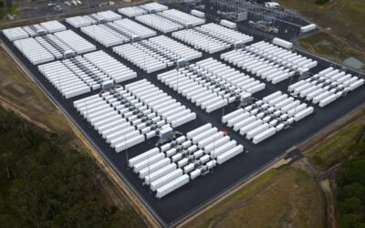Developer Akaysha Energy brought the 850MW Waratah Super Battery (pictured) into operation after overcoming setbacks. Image: Akaysha Energy