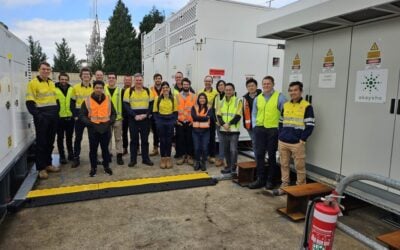 EnergyCo in New South Wales announced about a week ago that testing had begun at Akaysha's Waratah Super Battery. Image: EnergyCo via LinkedIn