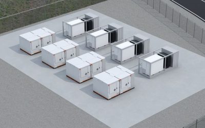 Wärtsilä's GridSolv Quantum ESS units (pictured) will be used at the site. Image: Wärtsilä.