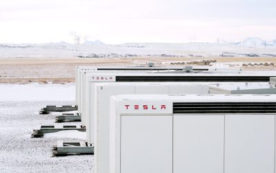 WindCharger, Alberta's first grid-scale battery storage system, brought online by TransAlta Renewables in 2020. Image: TransAlta via Twitter.